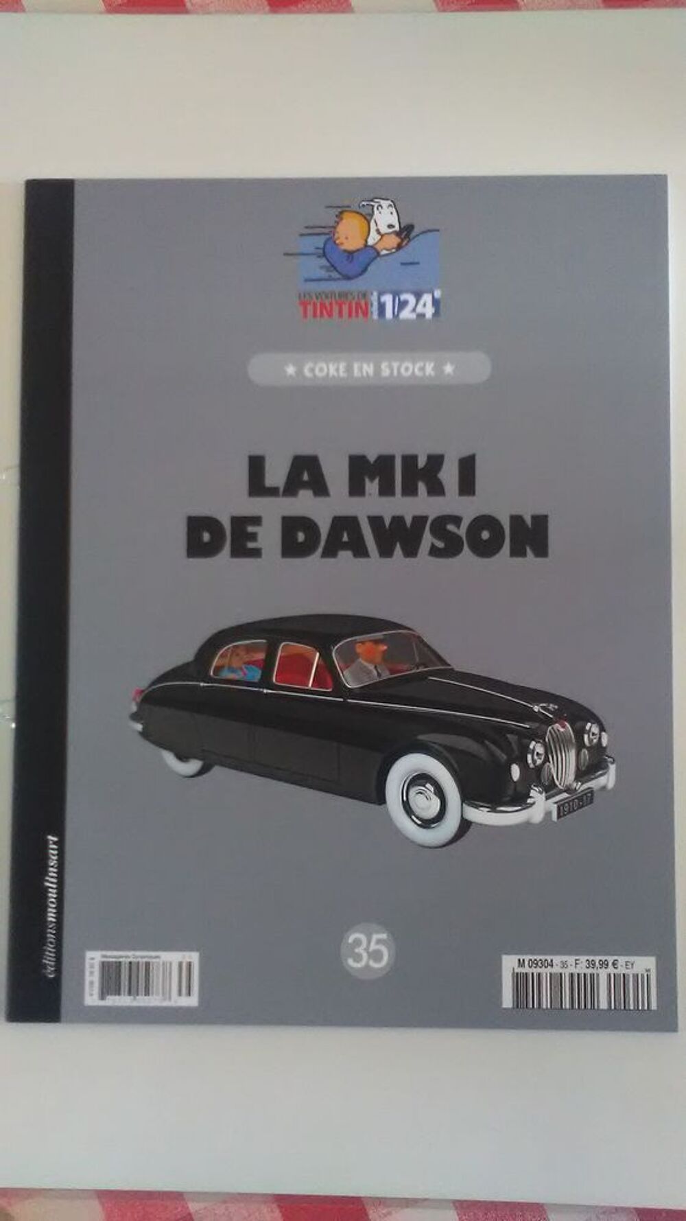 VOITURE DE TINTIN LA N&deg;35 &quot;&quot; LA MKI DE DAWSON &quot;&quot; 