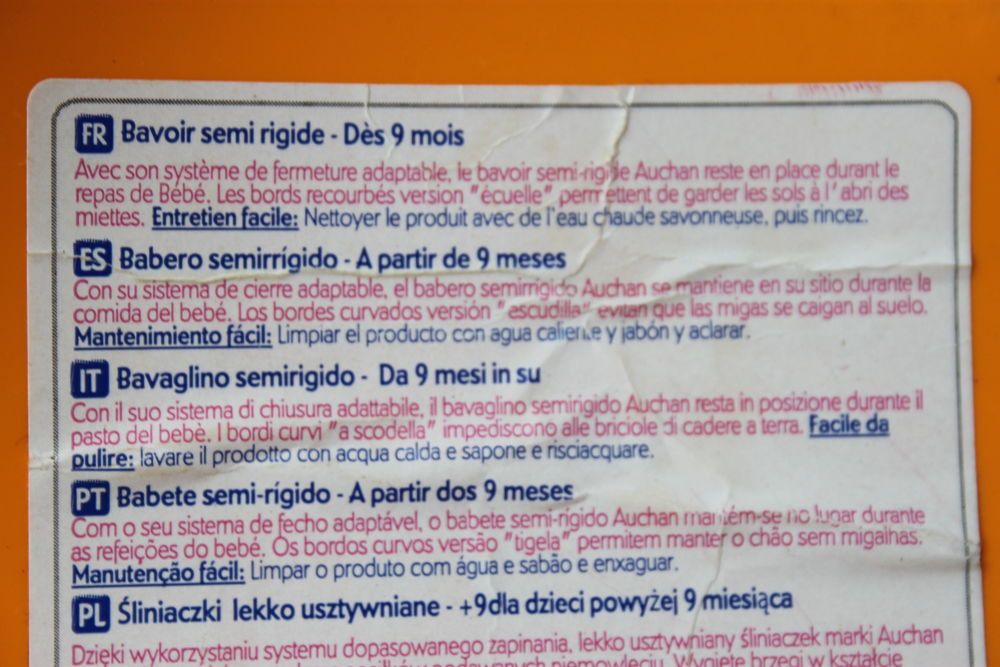 Bavoir b&eacute;b&eacute; Puériculture