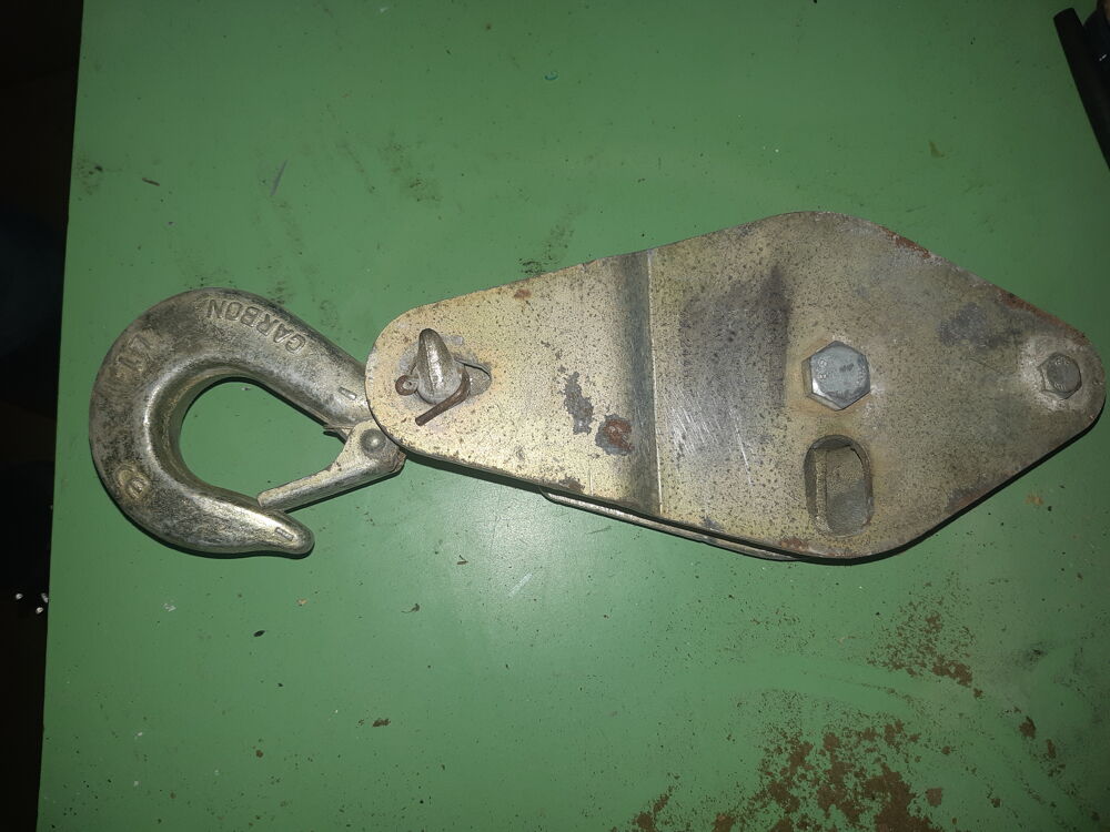 2 poulies acier Bricolage