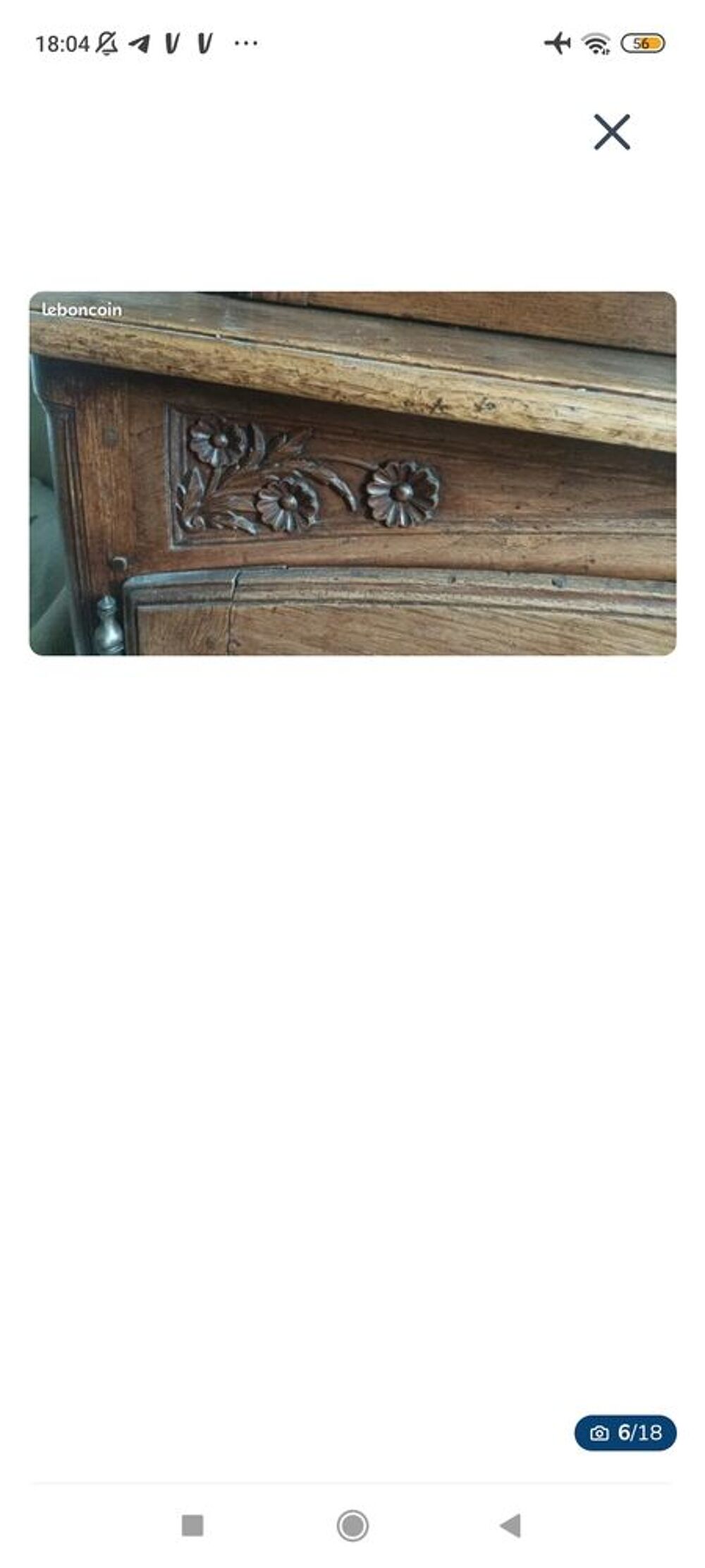 Magnifique meuble tr&egrave;s ancien ( vitrine, bahut, armoire ) Meubles