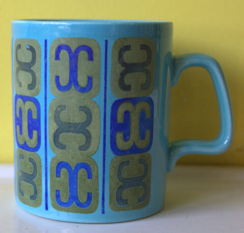 Tasse mug vintage 60 - 70 STAFFORDSHIRE POTTERIES ENGLAND 9 Issy-les-Moulineaux (92)