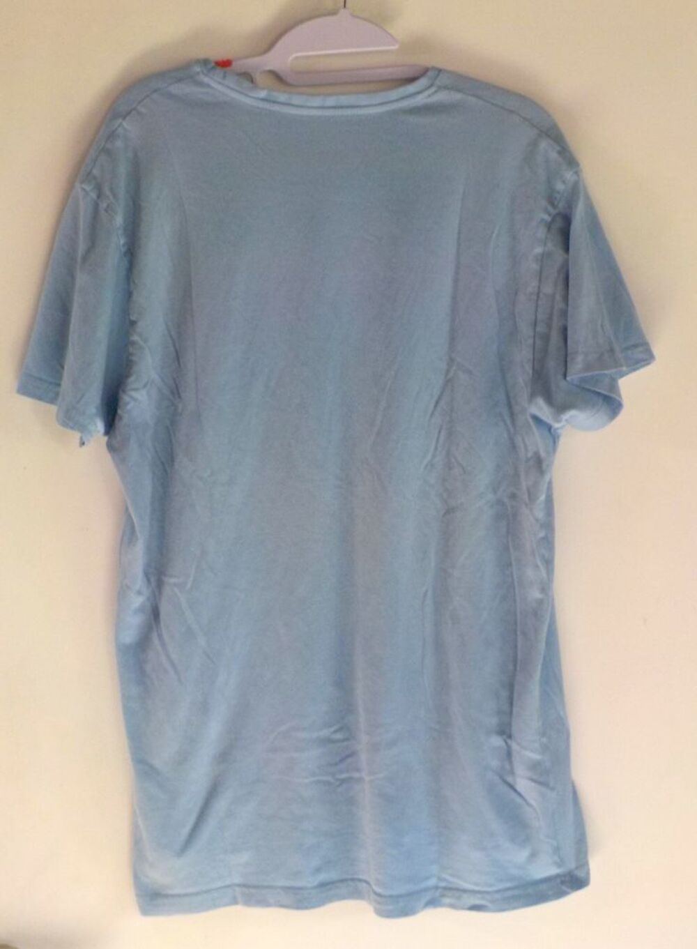 TSHIRT PRIMARK BLEU AVEC INSCRIPTIONS TAILLE L Vêtements