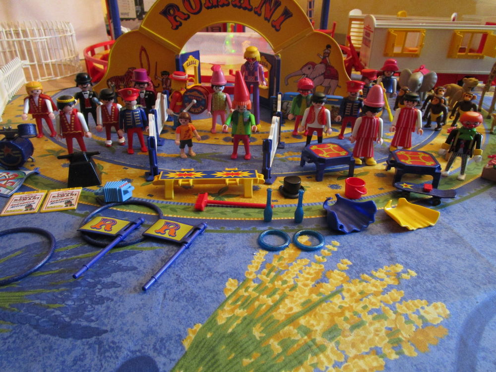 VIEUX CIRQUE PLAYMOBIL +ACCESSOIRES 