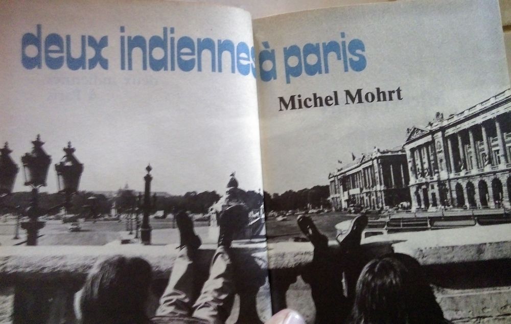 Deux indiennes &agrave; Paris michel mohrt -1 euro Livres et BD