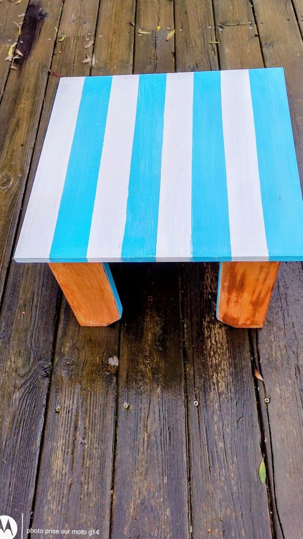 2 petits meubles de chevets relook&eacute;s vintage Meubles