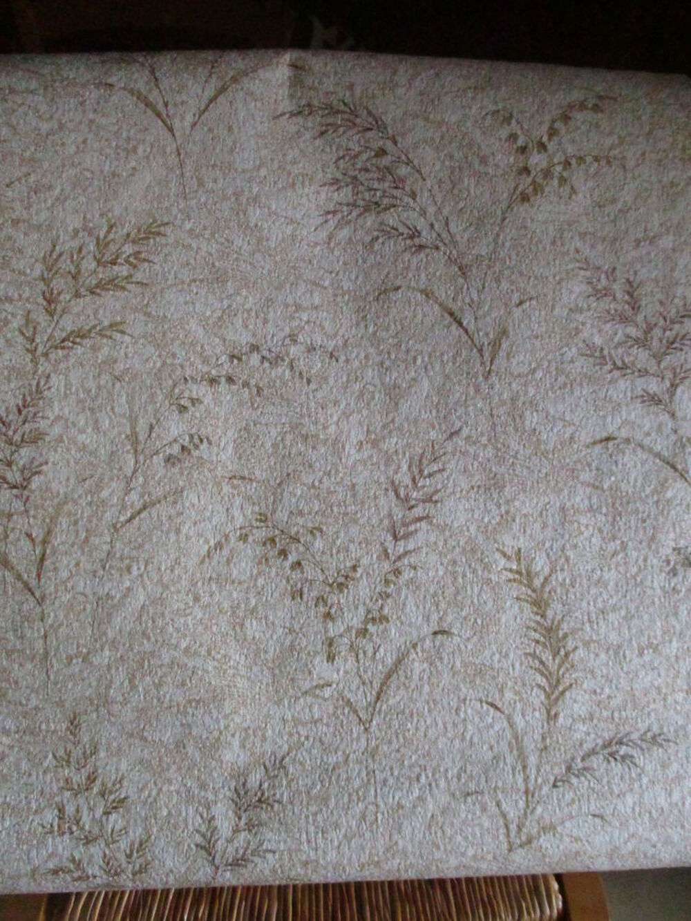 tapisserie avec feuillage marron beige vintage Bricolage