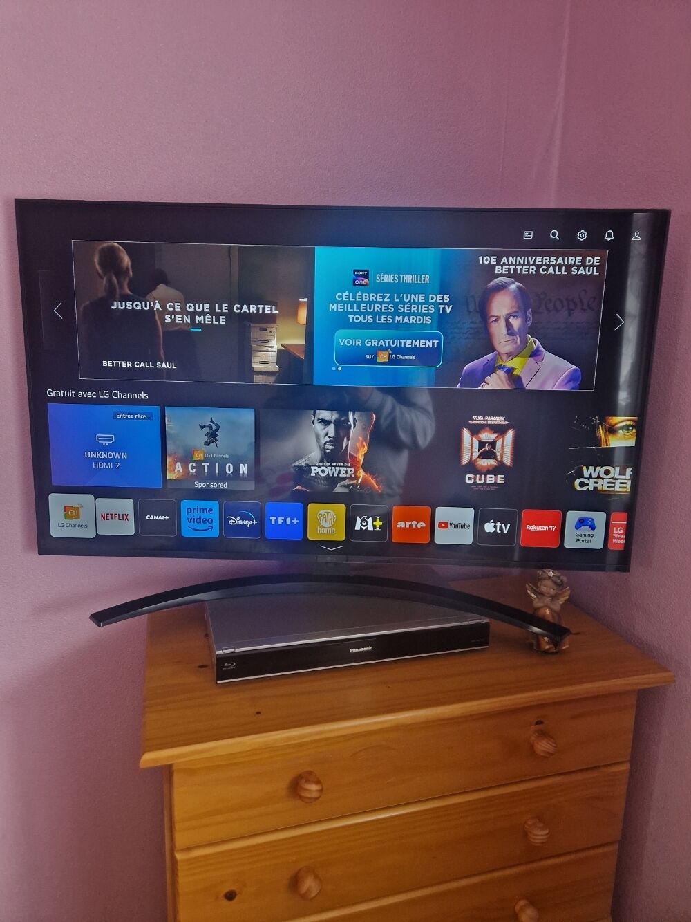 T&eacute;l&eacute;vision LCD de 43 pouces LG. R&eacute;f : LG 43up81006 Photos/Video/TV