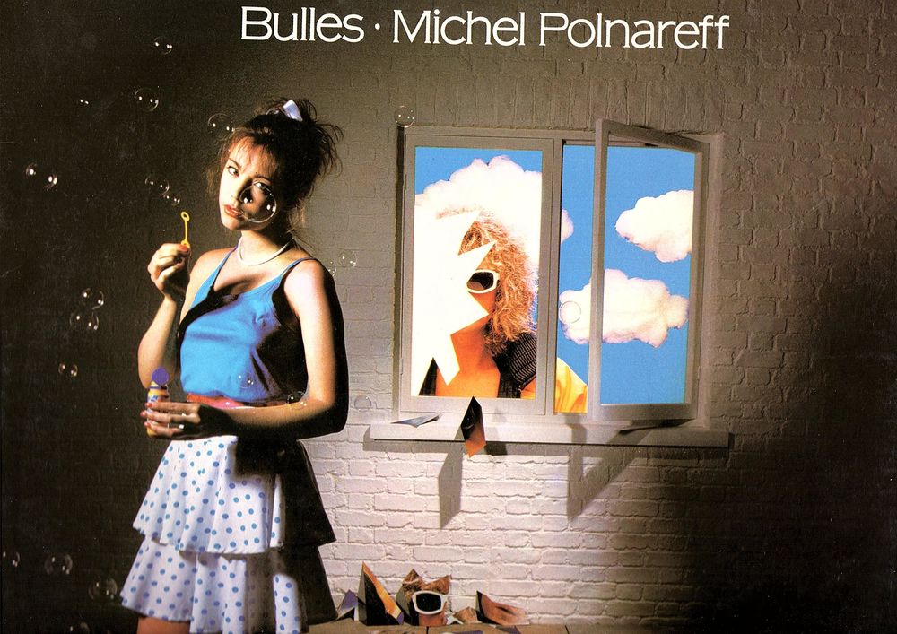 33 tours Michel POLNAREFF &quot;bulles&quot; titres en photo annexe CD et vinyles