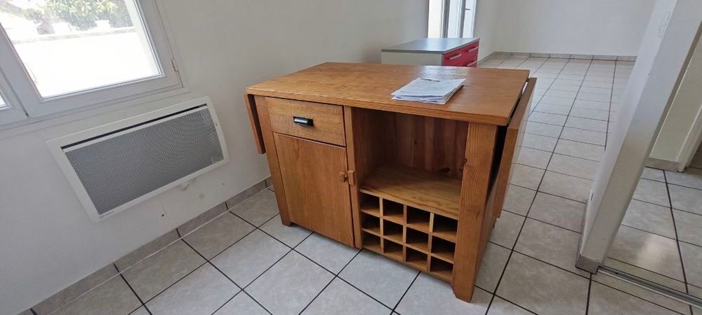 &Icirc;LOT CENTRAL ALINEA BOIS BRUT Meubles