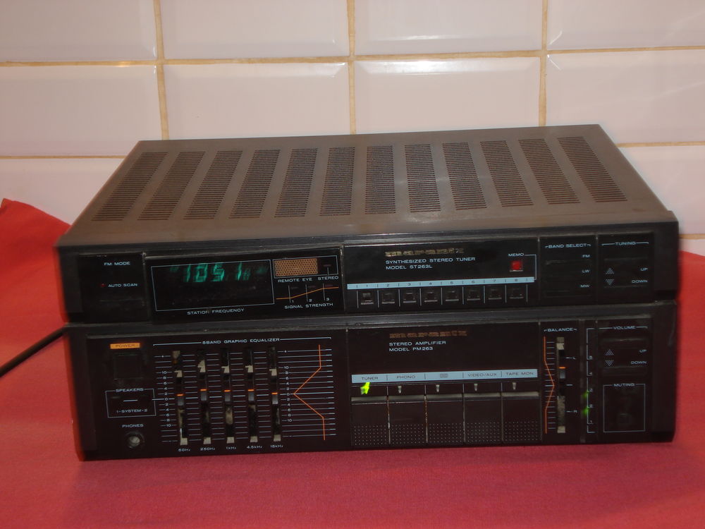 Ampli Tuner MARANTZ PM263L + TUNER PM263 Audio et hifi