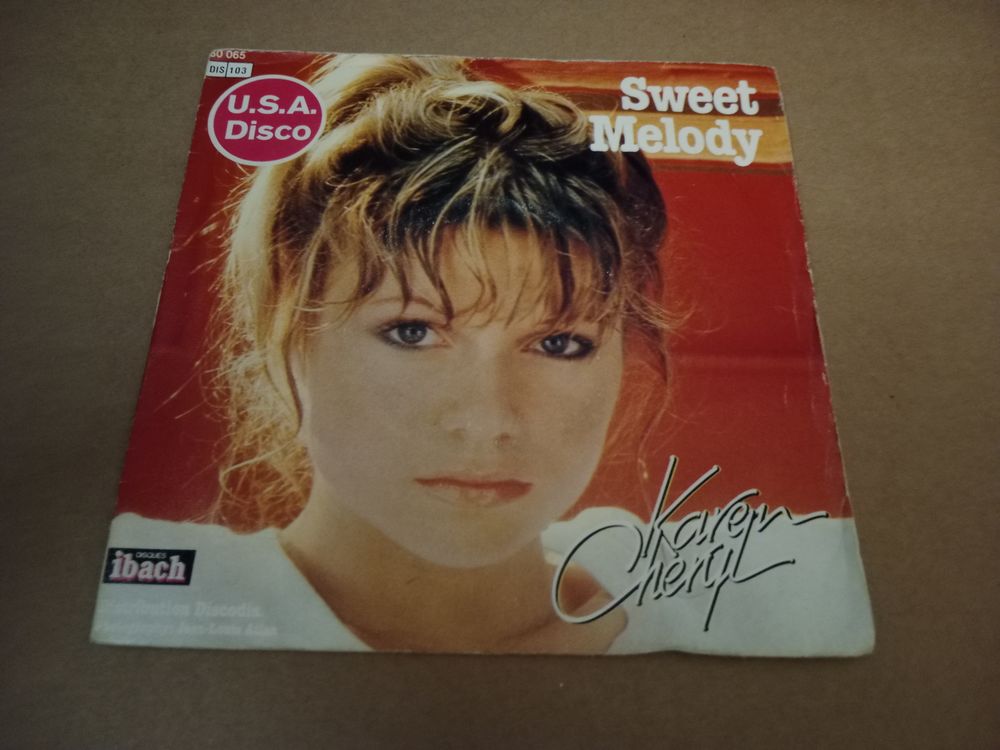 45 tours Karen CHERYL Sweet Melody CD et vinyles