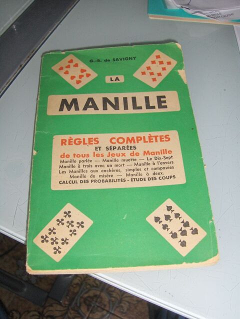 Jeu de carte  LA MANILLE  Règles complètes et séparées
15 Sauchy-Cauchy (62)