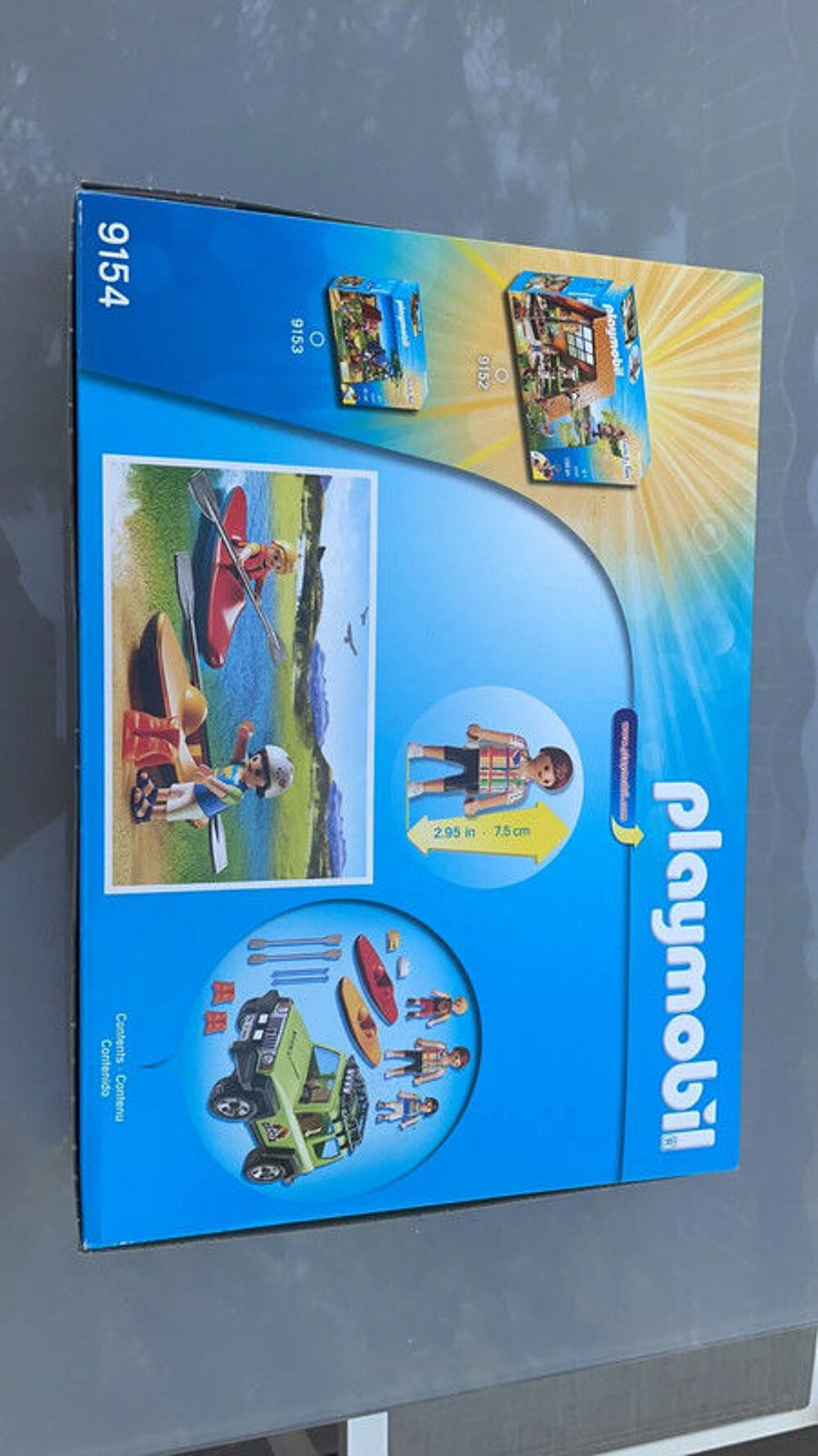 Playmobil Family Fun 9154 Camionette et Cano&eacute; neuf Jeux / jouets