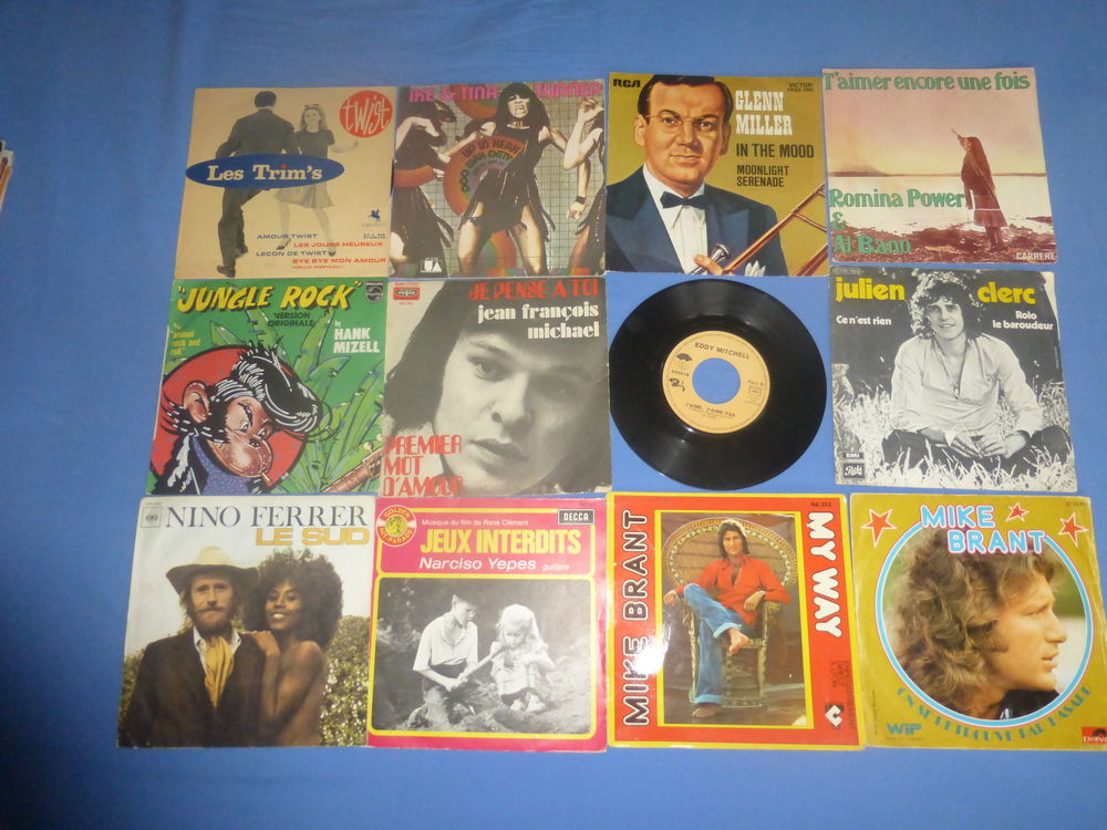 DISQUE 45 T VINYLE en vrac (A) Décoration