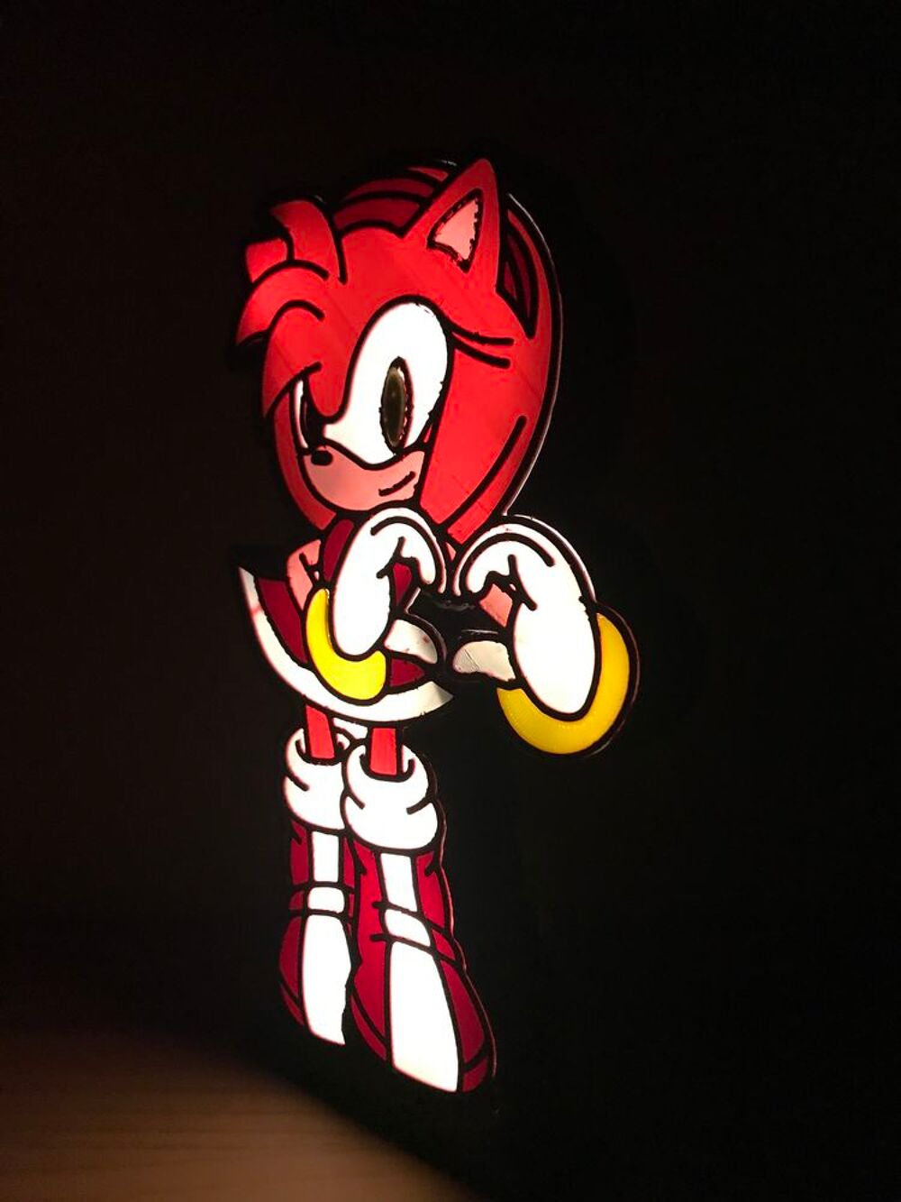 Lampe AMY SONIC &eacute;clairage led &agrave; piles Dcoration