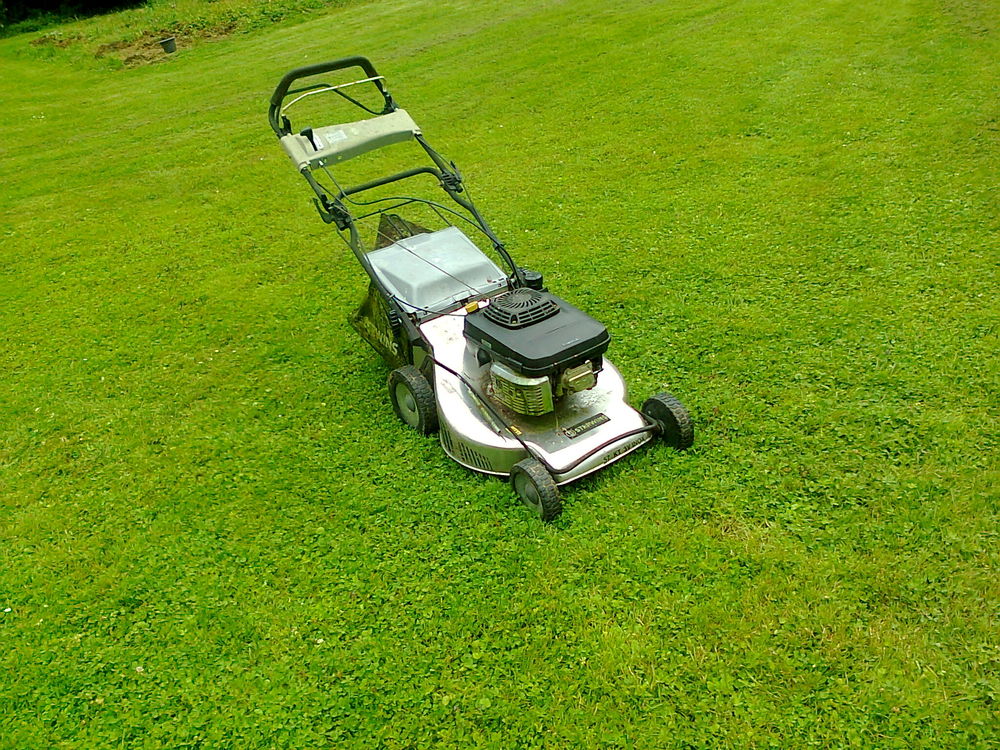 tondeuse tract&eacute;e thermique Jardin
