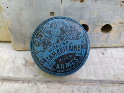 Boite Publicitaire Graisse Samaritaine Pour Armes Cirage 0 Loches (37)