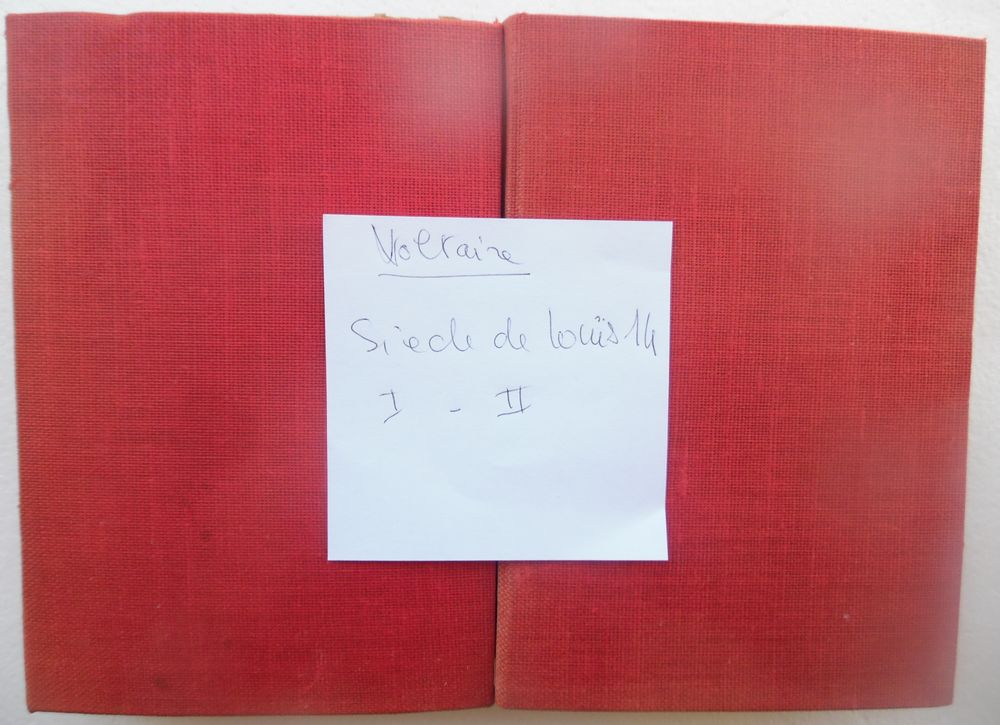 VOLTAIRE Si&egrave;cle de Louis XIV broch&eacute; - 2 tomes papier pur fil Livres et BD