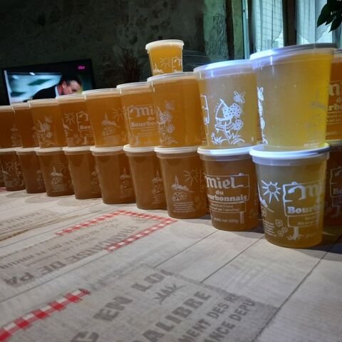 Pots de miel d'�t� du Bourbonnais 100% naturel  6 Cesset (03)