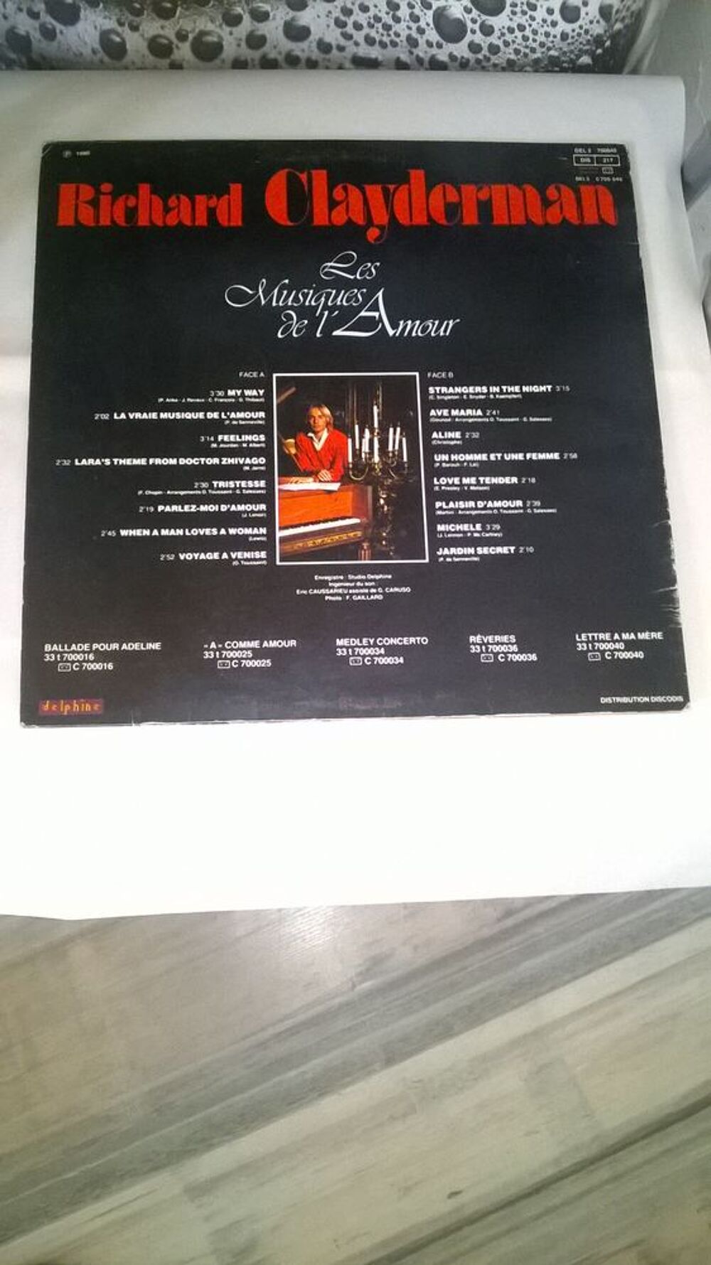 Vinyle Richard Clayderman
Les Musiques De L'Amour
1980
Ex CD et vinyles