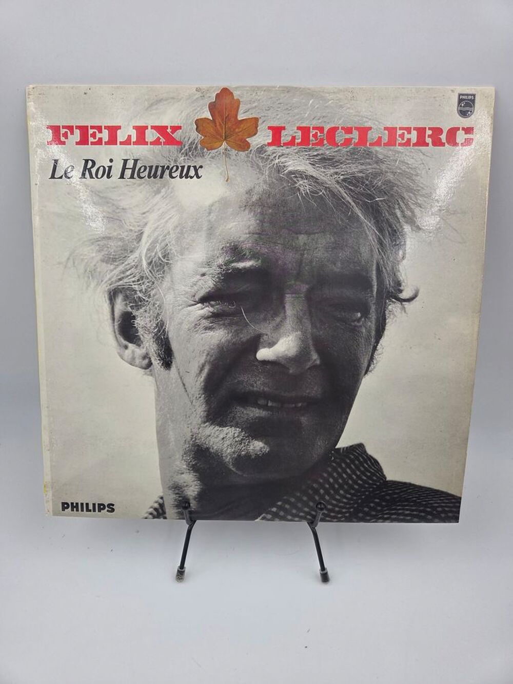 Vinyle 33 tours Felix Leclerc : Le Roi Heureux avec fourreau CD et vinyles