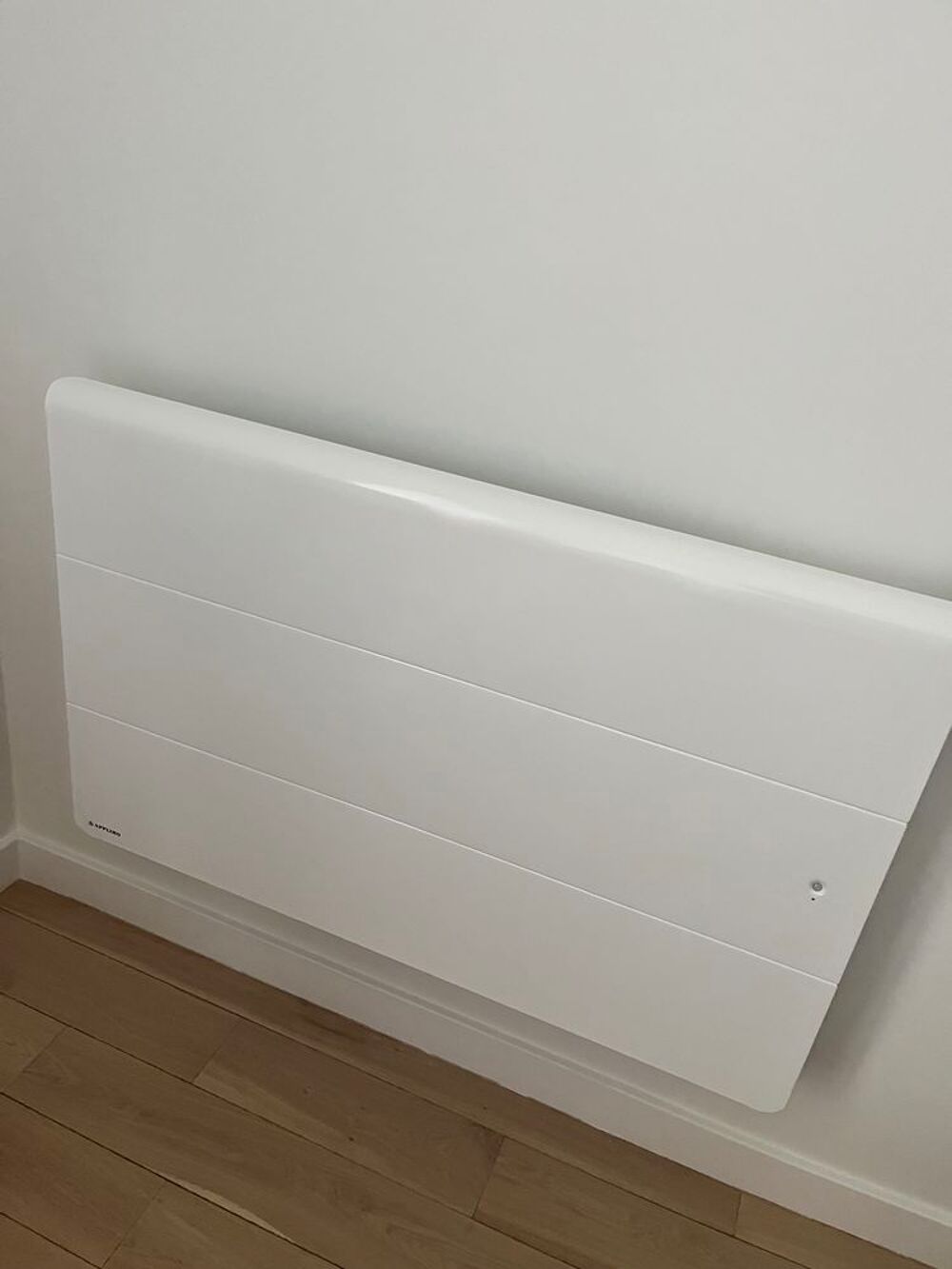 Radiateur ELEC 1250W L&Eacute;NA HORIZONTAL BLANC INERTIE FONTE Bricolage