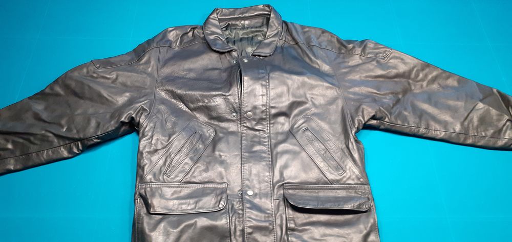 Veste en cuir - taille XL Vêtements