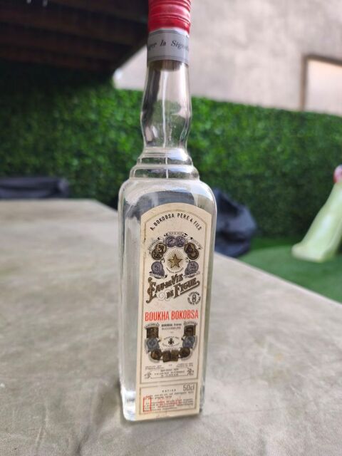 authentique bouteille de Boukha Bokobsa (Eau-de-vie) 45 Issy-les-Moulineaux (92)