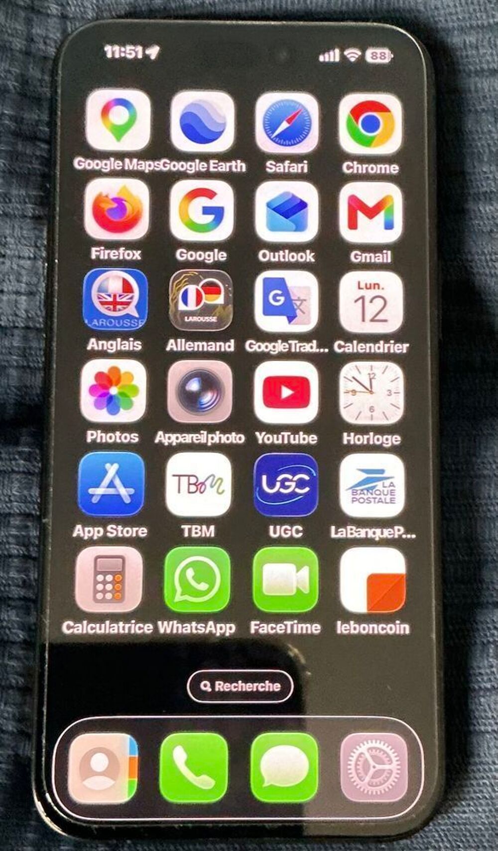 iPhone 15 PRO MAX noir 256 Go Téléphones et tablettes