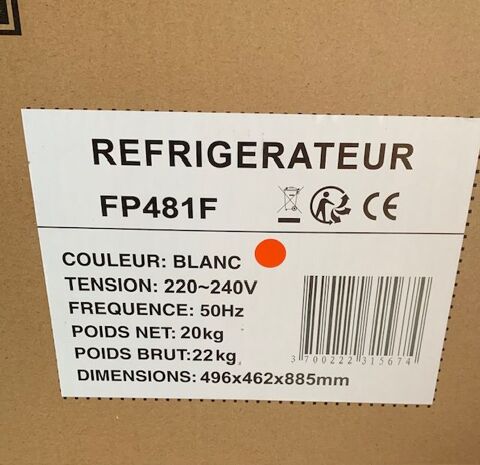 rfrigrateur neuf (carton non ouvert) FRIONOR 83 l 180 Saint-Aubin (91)