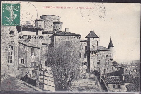 Timbres-CPA-carte postale- Chessy-Les-Mines (69) Le vieux Ch 4 Lyon 5 (69)