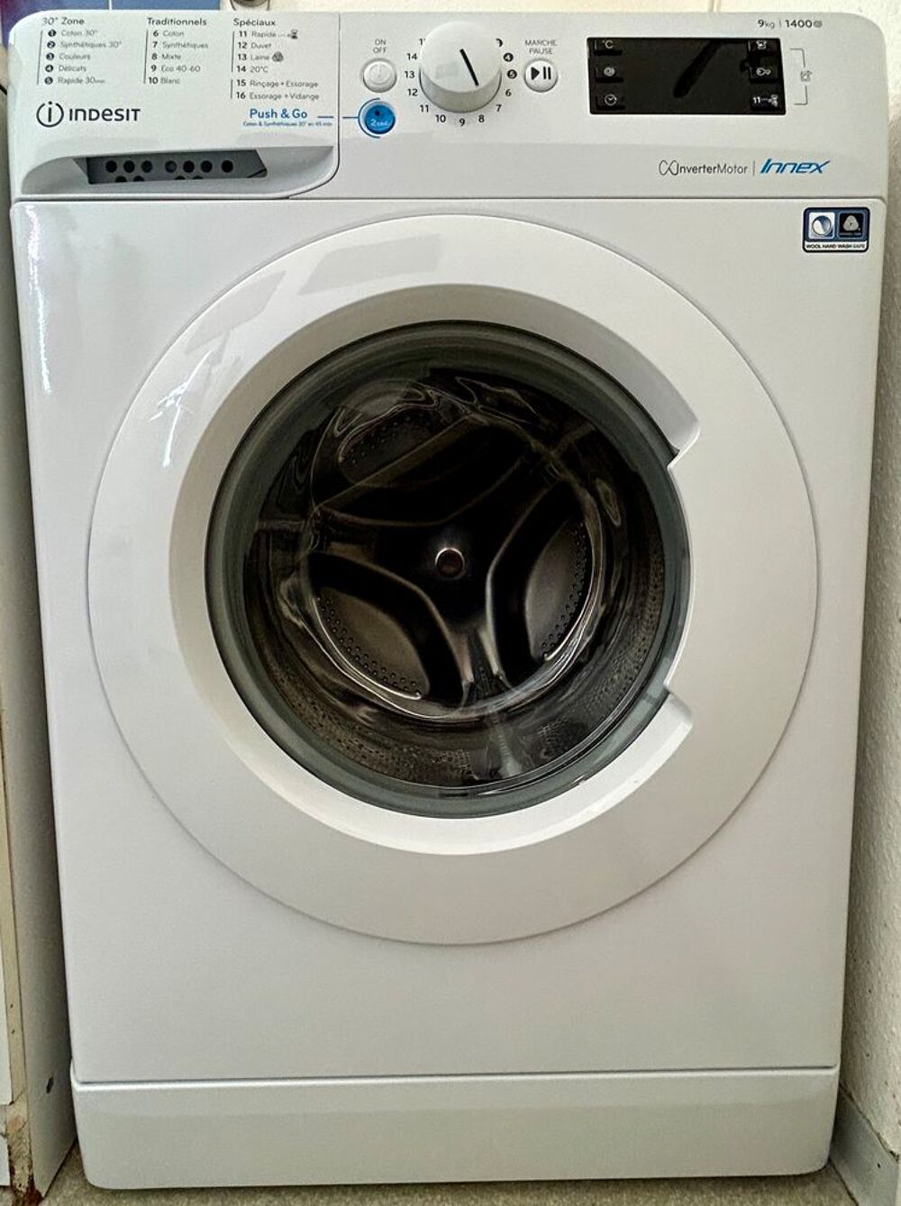 Lave linge Indesit 9kg 1400 tr/mn Electroménager