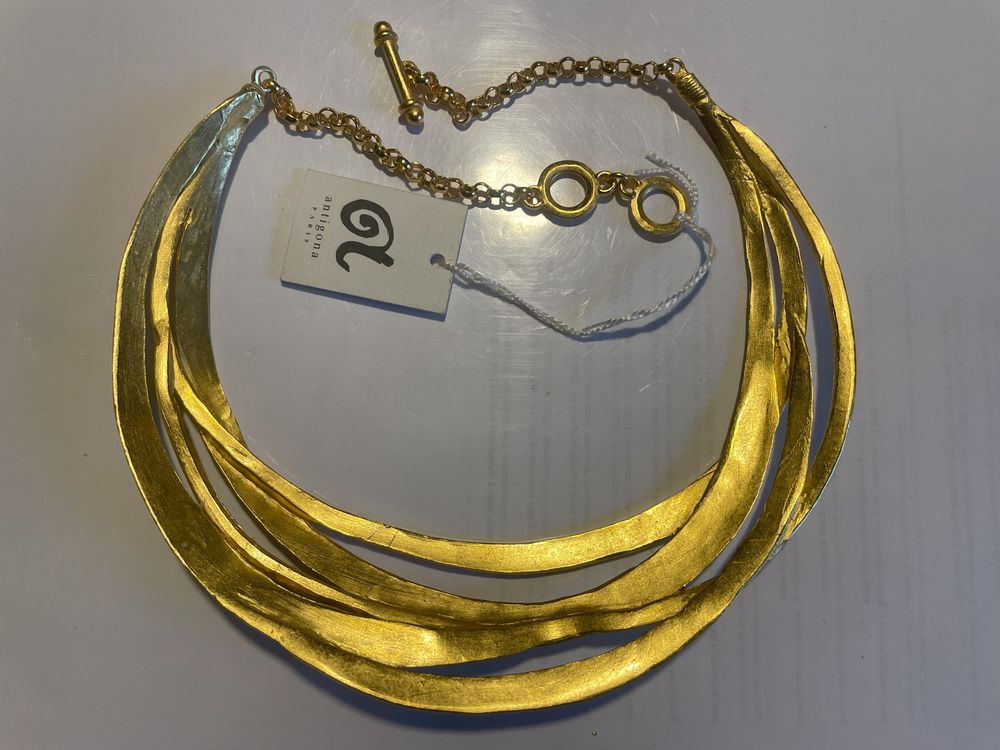 Collier rigide branches dor&eacute;es ANTIGONA Bijoux et montres