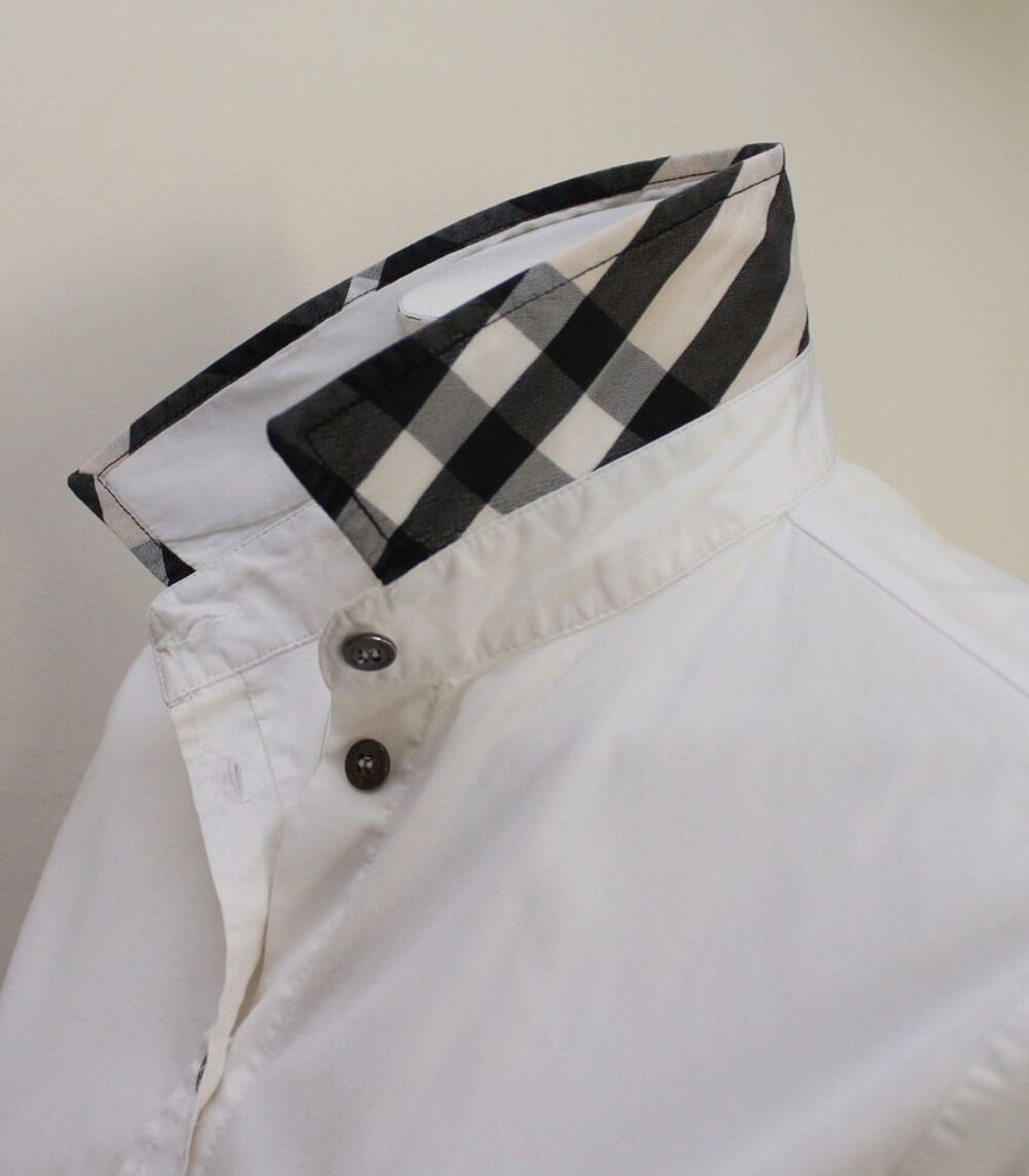 Chemise blanche et clan BURBERRY T.38 Fr Vtements