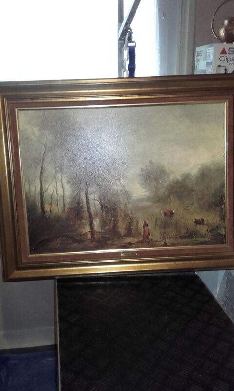 trés belle reproduction d'un corot étang de ville d'Avray 200 Courbevoie (92)