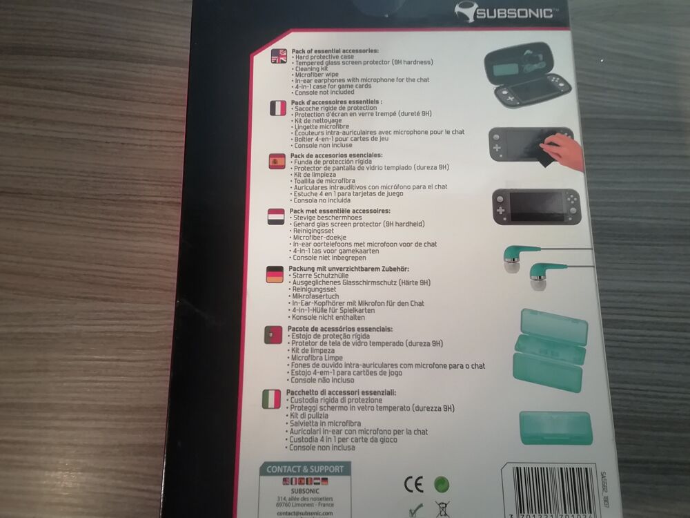 Test : Verre trempé pour console Nintendo Switch Lite par Subsonic