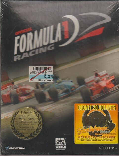 Official FORMULA1 RACING VIDEO SYSTEM PC CD (NEUF) Chauché (85)