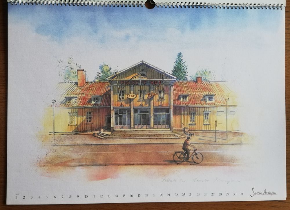 Grand Calendrier "Sveccia Antiqua" collector de 1987 