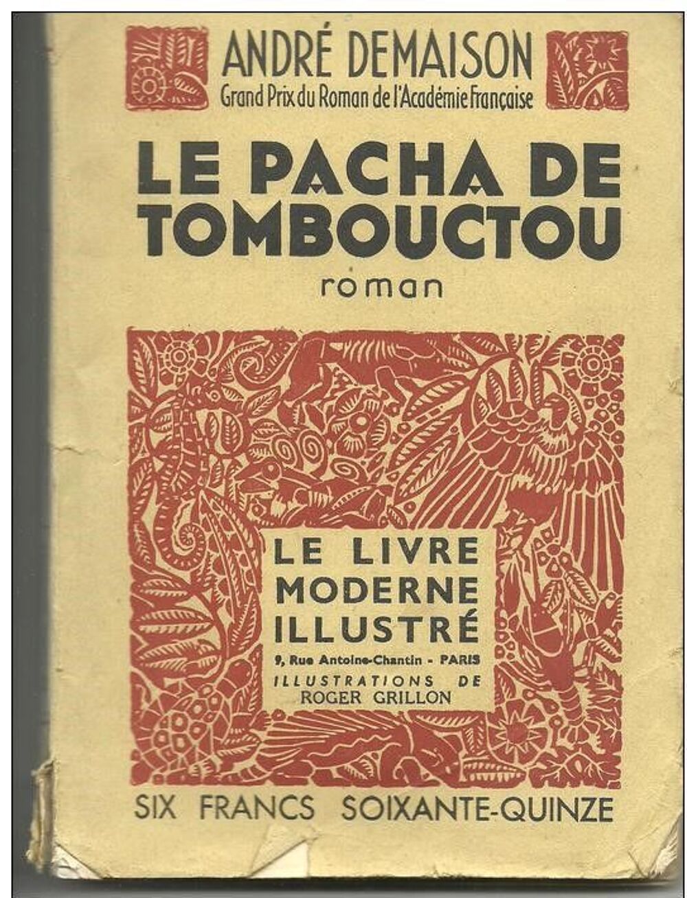 Andre DEMAISON Le pacha de Tombouctou Livres et BD