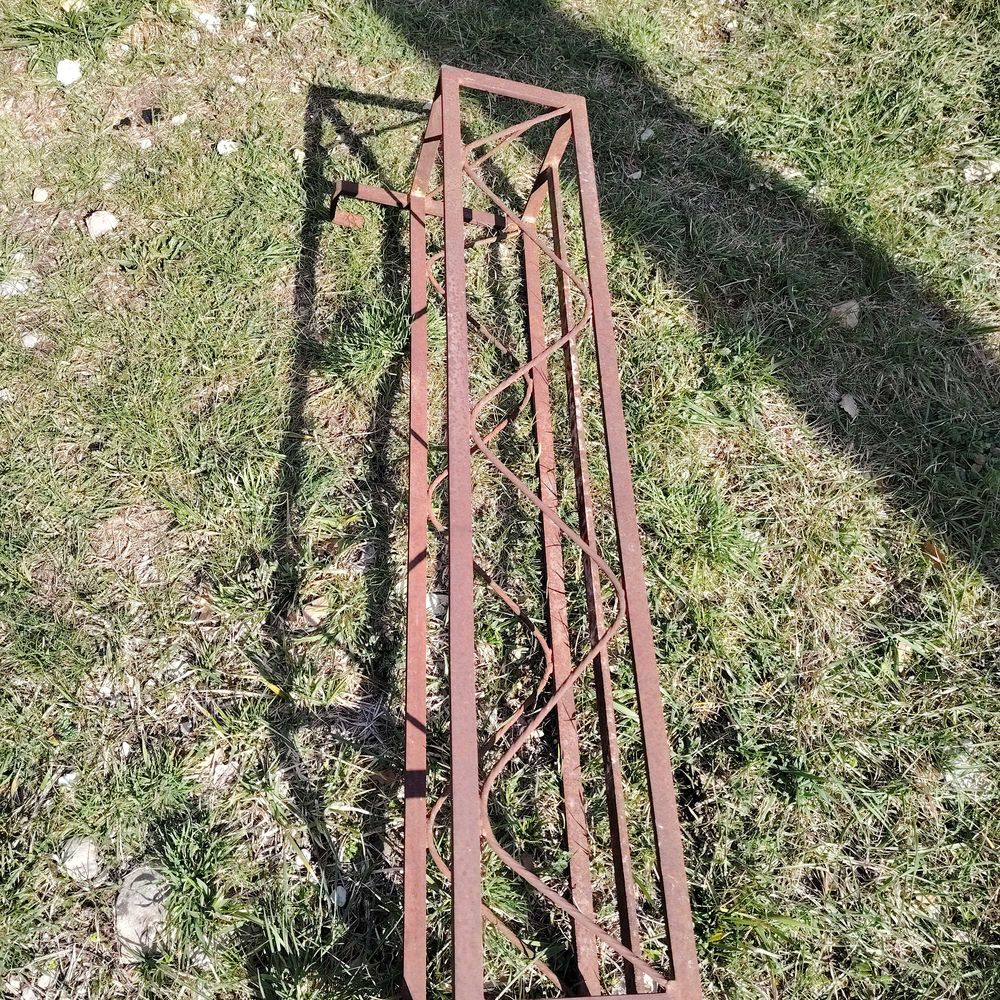 1 mettre de jardini&egrave;re en Fer Forg&eacute; Jardin
