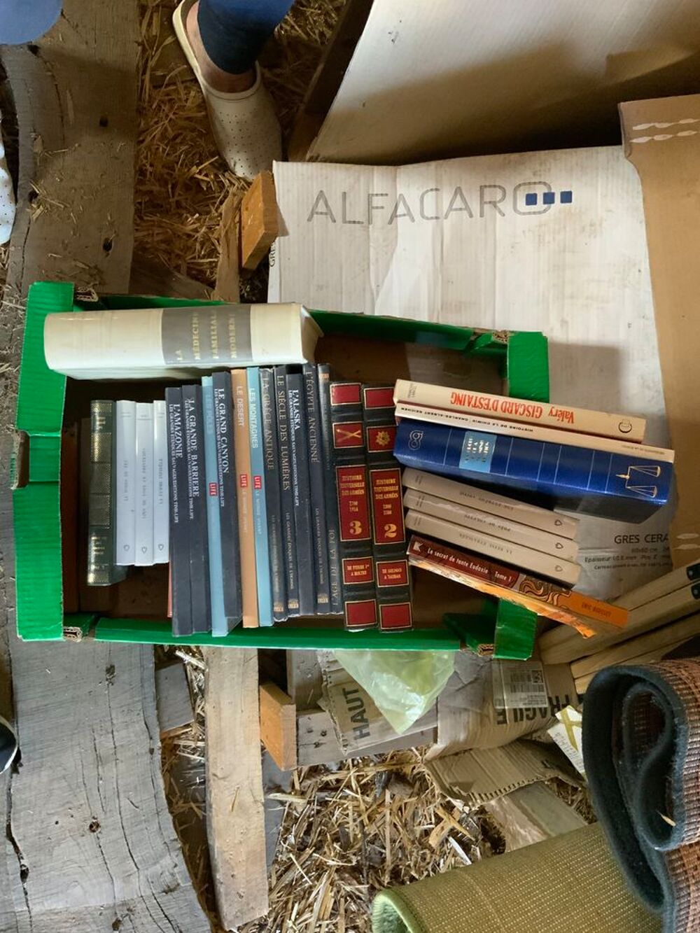 Grande quantit&eacute; de livres divers et vari&eacute;s . Livres et BD