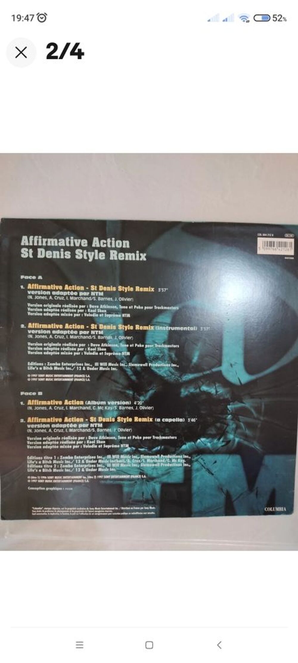 Vinyl RAP FRAN&Ccedil;AIS US. CD et vinyles