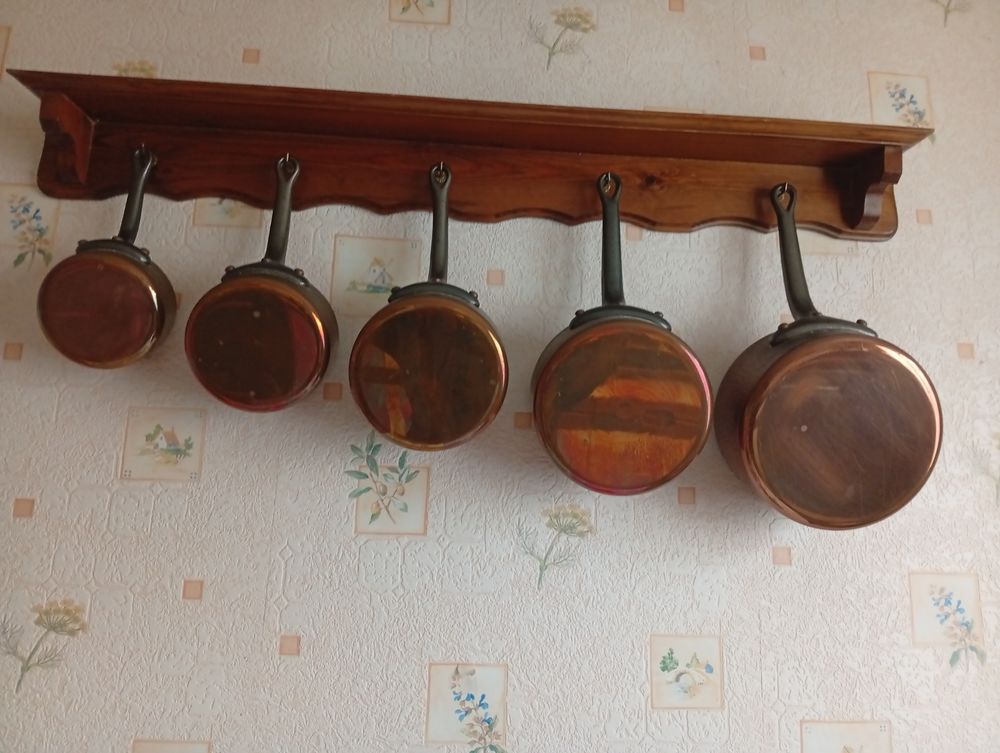 Casseroles en cuivre Décoration