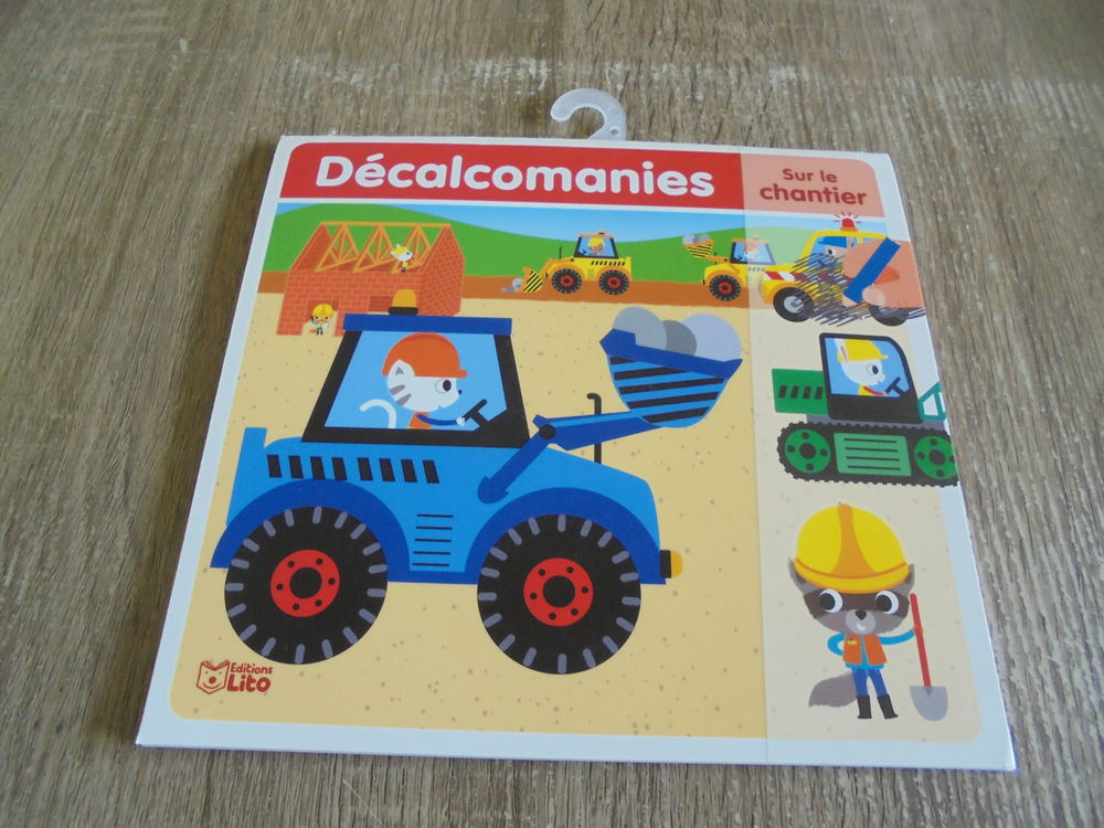 D&eacute;calcomanies "Sur le chantier" (112) Livres et BD