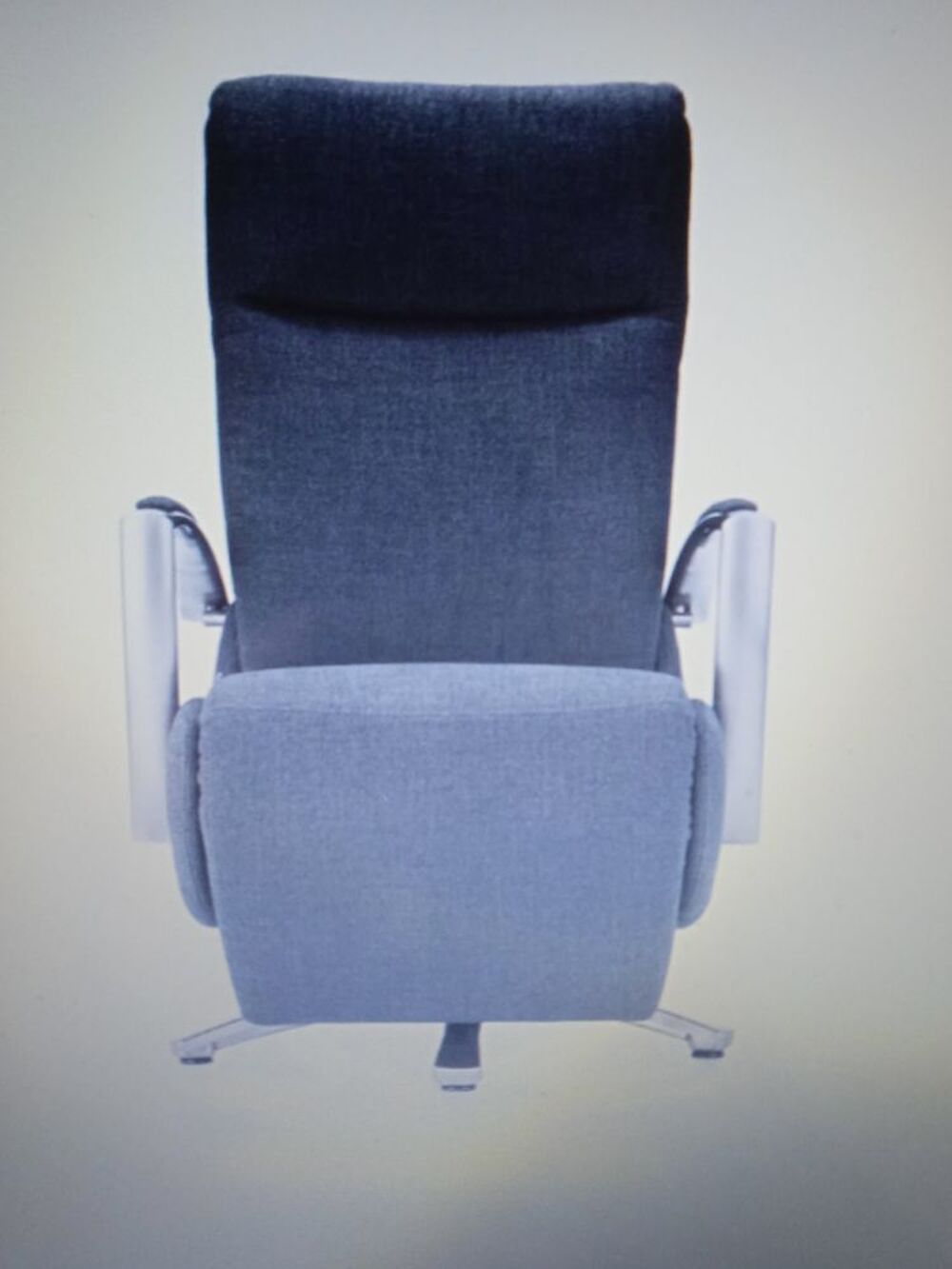 Fauteuil relax &eacute;lectrique en cuir noir Meubles