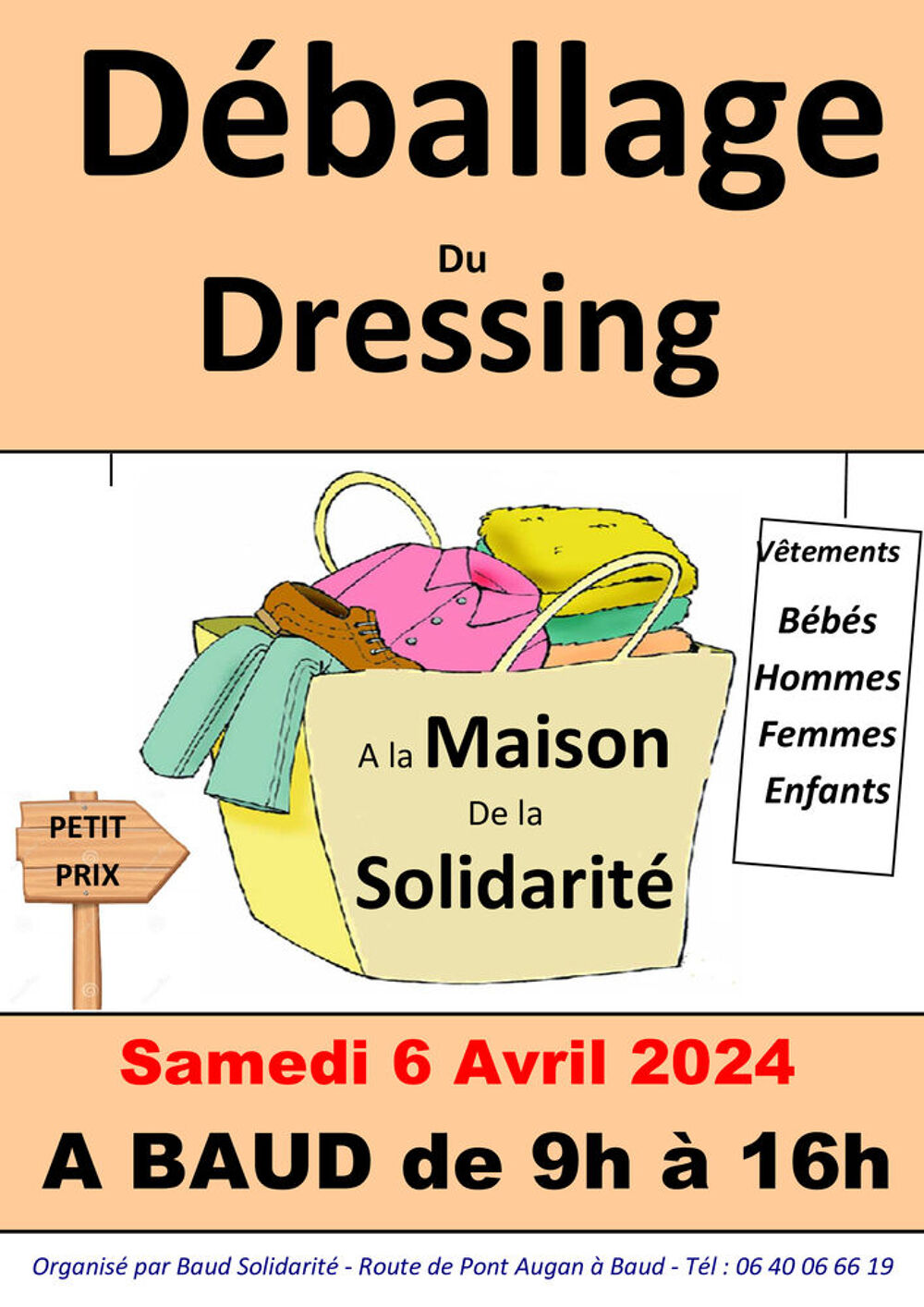 Baud Solidarit&eacute; de v&ecirc;tements Vtements