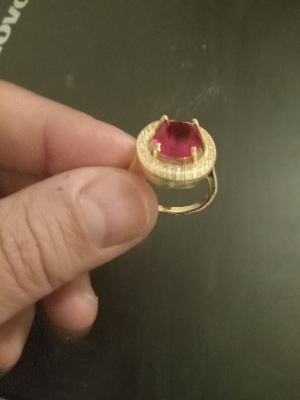 bague plaqu&eacute; or jamais port&eacute; Neuve Bijoux et montres