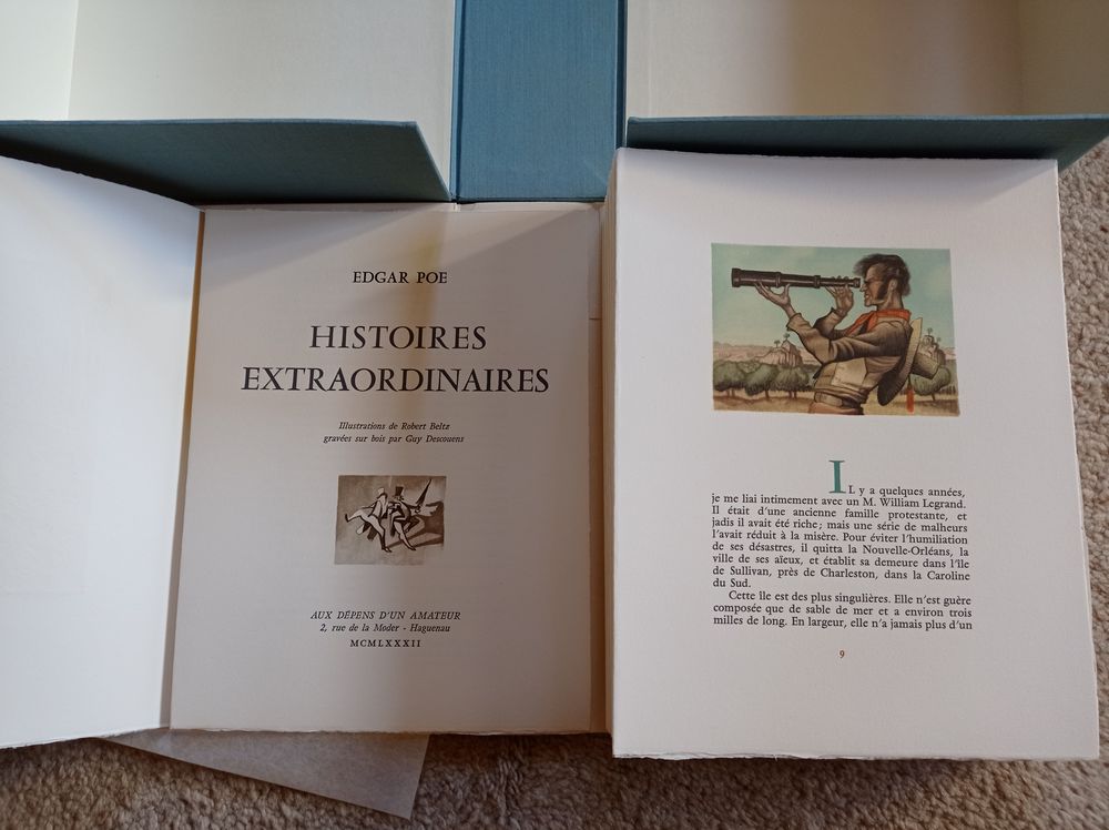 ROBERT BELTZ - HISTOIRES EXTRAORDINAIRES Ex. 213/280. Livres et BD