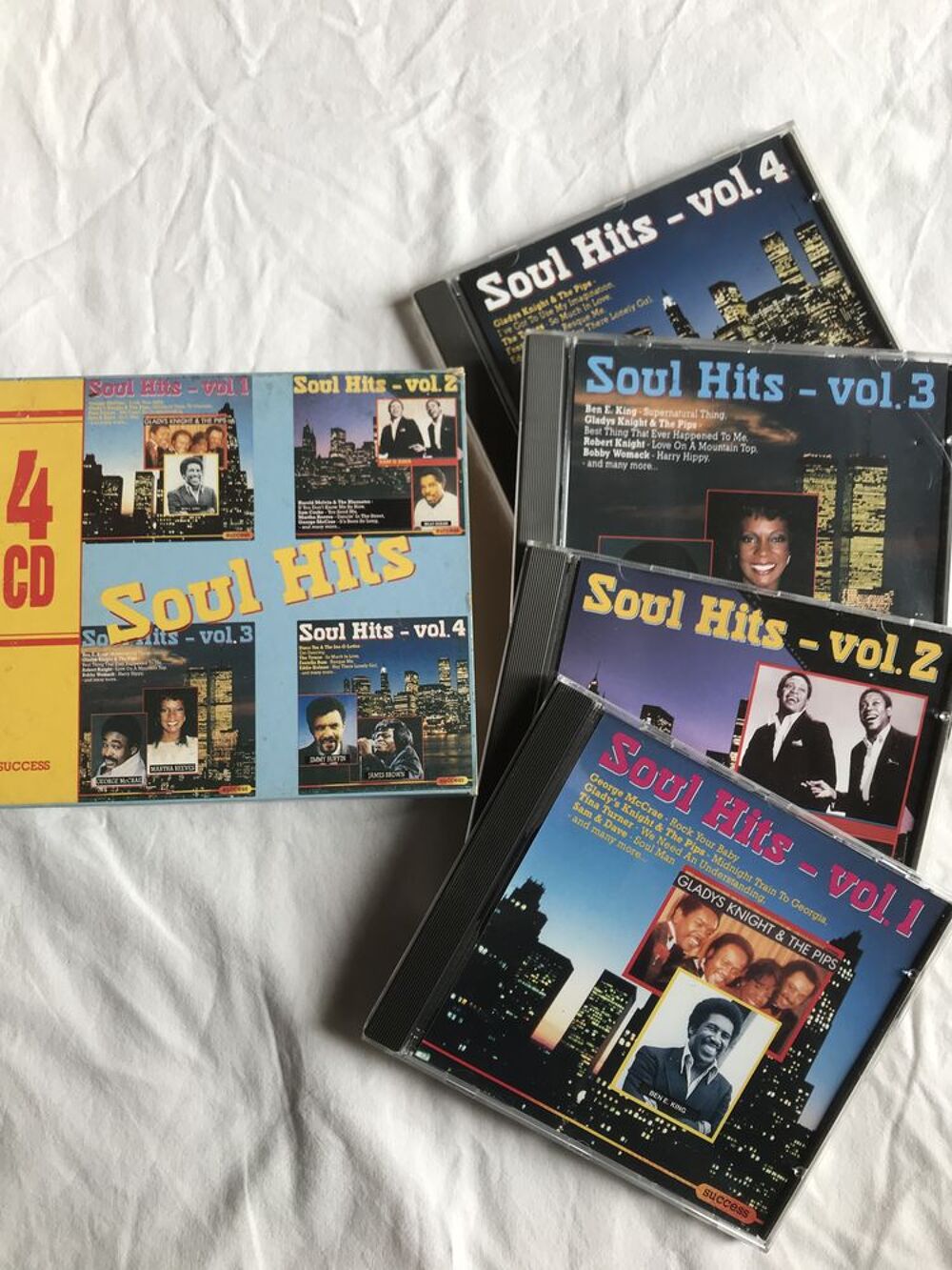 CD Soul Hits Coffret 4 Volumes CD et vinyles