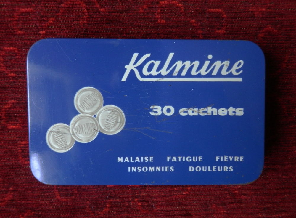 Ancienne boite de 30 cachets KALMINE 